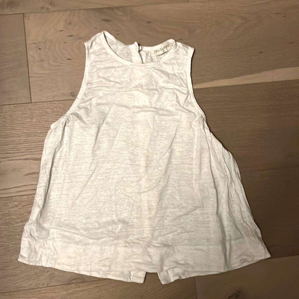 Women’s 78&sunny white xs tank shirt